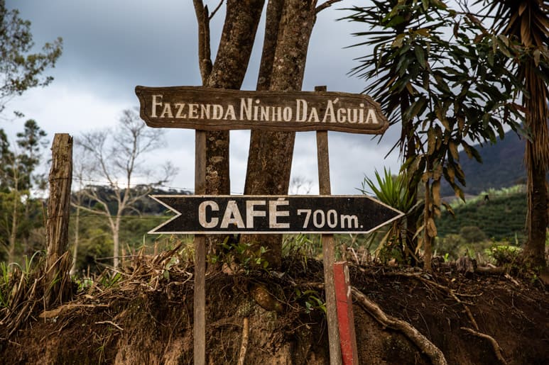 Fazenda de café au Brésil