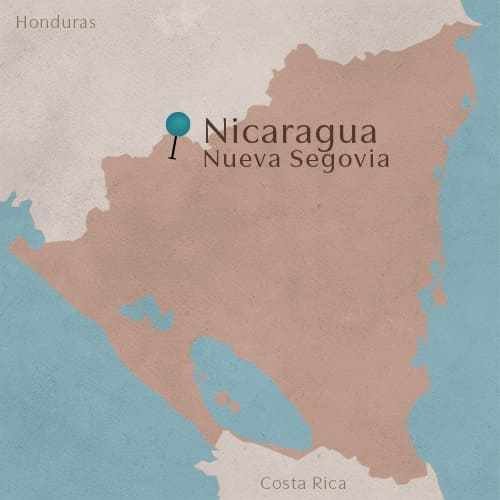 Carte Nicaragua - région Nueva Segovia