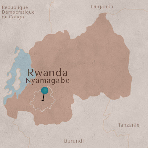 Carte Rwanda NYAMAGABE