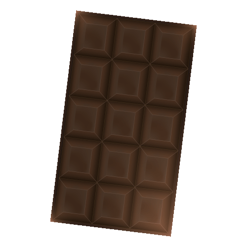 Illustration d'une tablette de chocolat - Plaine d'Arômes