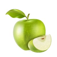Illustration d'une pomme verte - Plaine d'Arômes